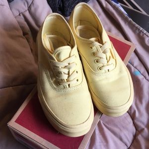 Yellow vans